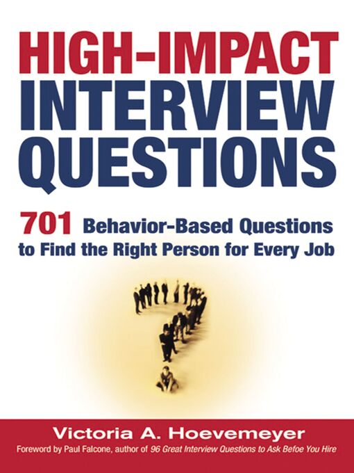 Title details for High-Impact Interview Questions by Victoria Hoevemeyer - Available